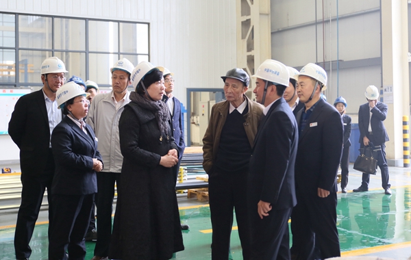 “我看改革開放新成就”老領導、老干部一行到設備公司考察調研